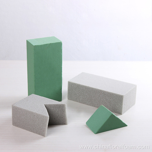 Green Styrofoam For Flowers Customizable Shape Floral Foam Supplier